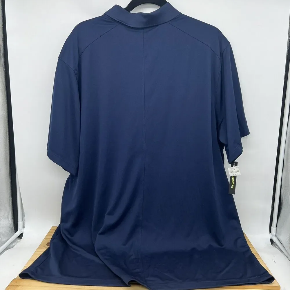 NEW El Paso Locomotive FC Nike Golf Navy Blue Polo Shirt Dri Fit 2XL